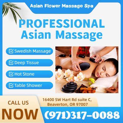 asian flower massage|Asian Flower Massage Spa – 邮政编码: 97007, SW Hart Rd, .